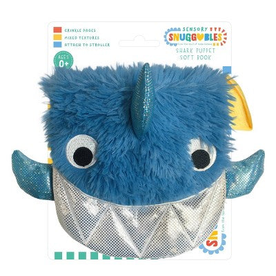 Make Believe Ideas Shark Hand Puppet Soft Cloth Book