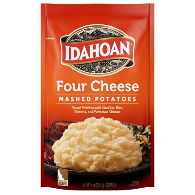 Idahoan Gluten Free Four Cheese Mashed Potatoes - 4oz: Wheat Free, Plant-Based