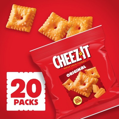 Cheez-It Original Baked Snack Crackers Multipack - 20ct