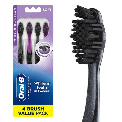 Oral-B Charcoal Soft Whitening Therapy Manual Toothbrush