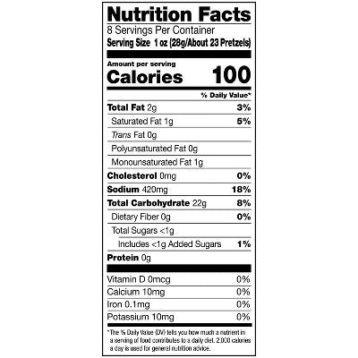 Snyder's of Hanover Gluten Free Mini Pretzels - 8oz: No Artificial Colors, No High Fructose Corn Syrup, Vegan