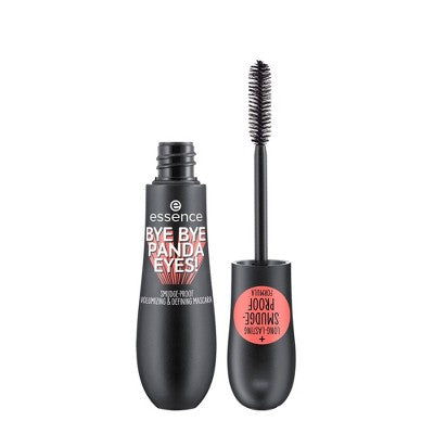essence Bye Bye Panda Eyes! Smudge-Proof Volumizing & Defining Mascara - 01 - 0.54 fl oz: Oil-Free, Paraben-Free, Vegan