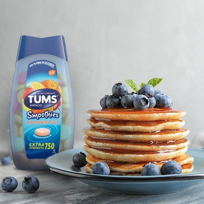 Tums Extra Strength Smoothie Assorted Fruit
