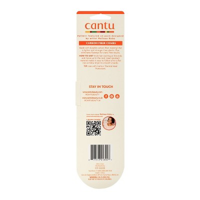 Cantu Style Carbon Fiber Combs - 2ct