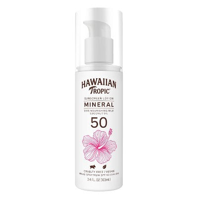 Hawaiian Tropic Mineral Sun Milk Body Lotion - SPF 50 - 3.4 fl oz