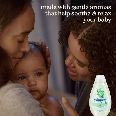 Johnson's Baby Vapor Bath, Soothing Aromas to Relax and Comfort Babies, Hypoallergenic - 13.6oz