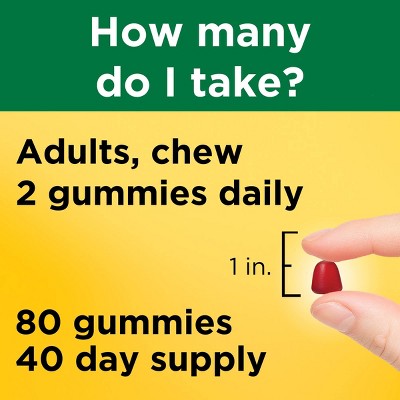 Nature Made Energy Vitamin B12 1000 mcg Gummies - Cherry & Mixed Berry - 80ct