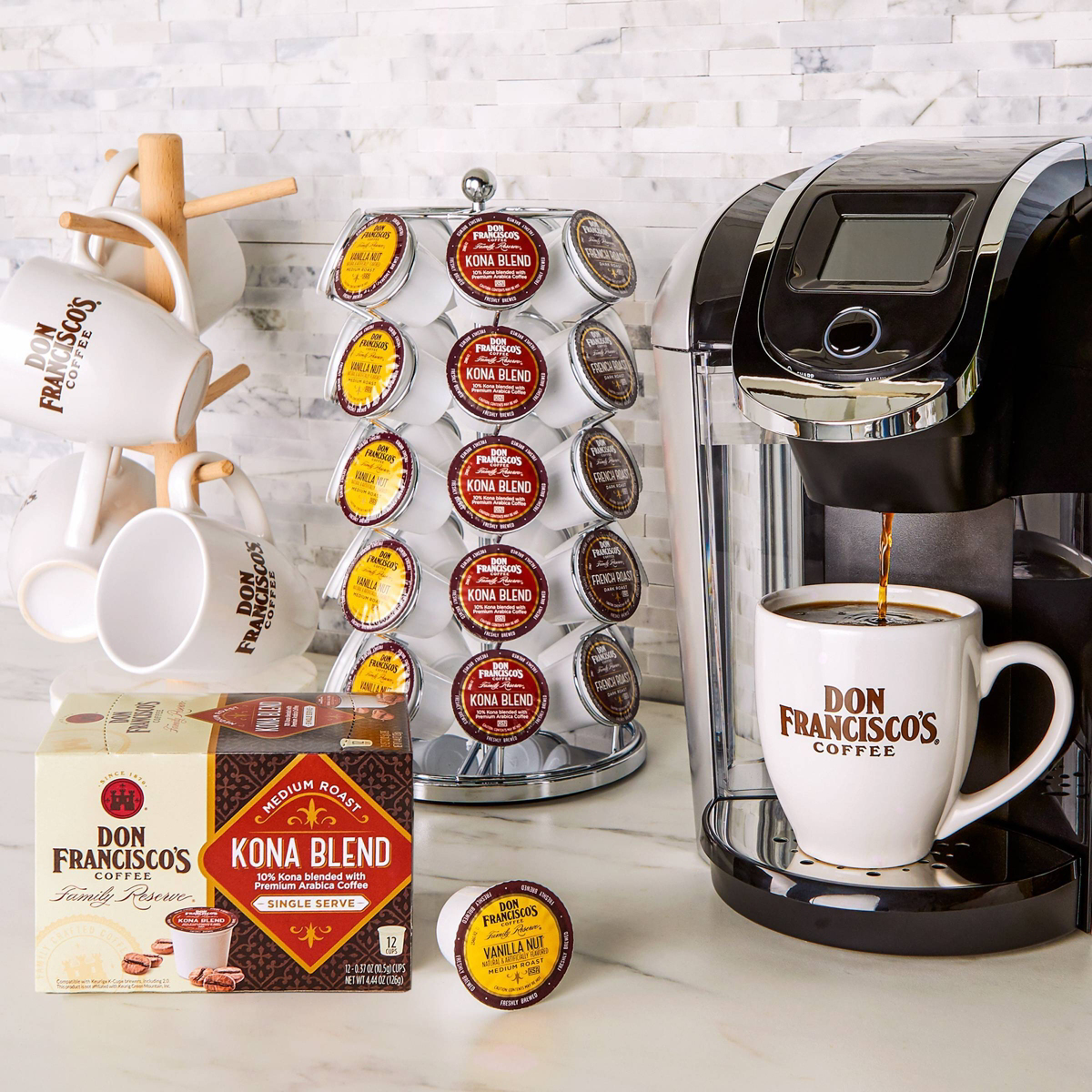 Don Francisco's Cinnamon Hazelnut Medium Roast Coffee- Single Serve Pod - 24ct