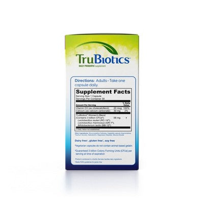 TruBiotics Women's Prebiotic Capsules - 30ct