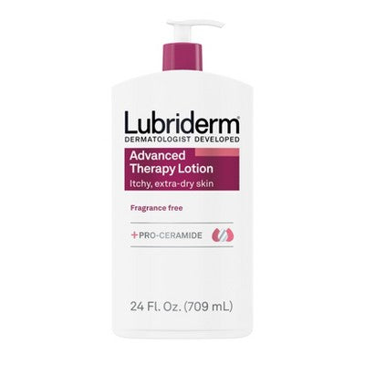 Lubriderm Advanced Therapy Lotion For Extra Dry Skin - Fragrance-Free - 24 fl oz