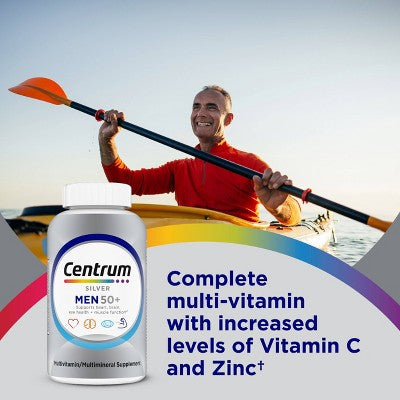 Centrum Silver Men 50+ Multivitamin Dietary Supplement Tablets
