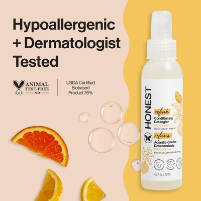 The Honest Company Refresh Conditioning Detangler - Citrus Vanilla - 4 fl oz