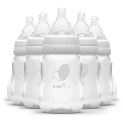 Evenflo 6pk Balance Standard-Neck Anti-Colic Baby Bottles - 4oz