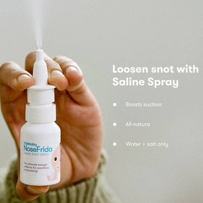 Frida Baby Baby Nasal Aspirator NoseFrida The Snotsucker All-Natural Saline Nasal Spray - 12ct