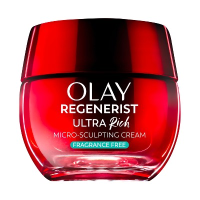 Olay Regenerist Ultra Rich Face Moisturizer for Dry Skin Fragrance-Free - 1.7oz