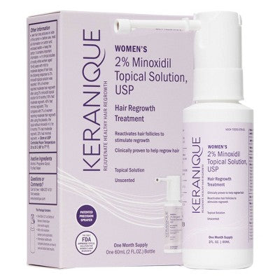 Keranique Regrowth Hair Spray for Women - 2 fl oz