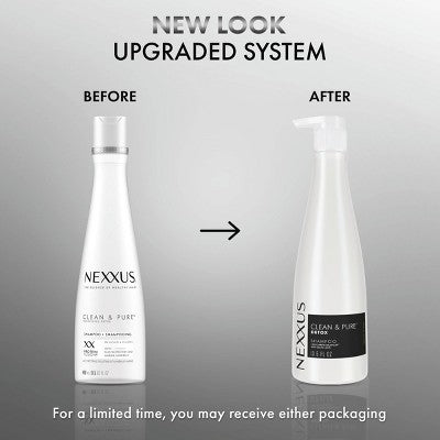 Nexxus Clean & Pure Nourishing Detox Shampoo with Elastin Protein and Marine Minerals