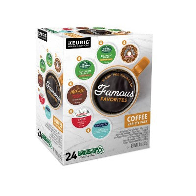 Keurig Famous Favorites Keurig K-Cup Pod Collection Medium Roast Coffee - 24ct