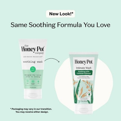 Honey Pot Soothing Intimate Wash with Colloidal Oatmeal - 6 oz
