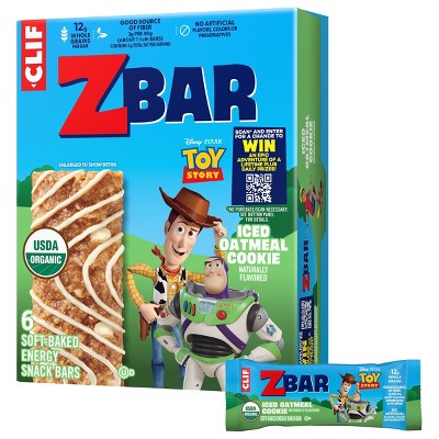 CLIF Kid ZBAR Organic Iced Oatmeal Cookie Snack Bars