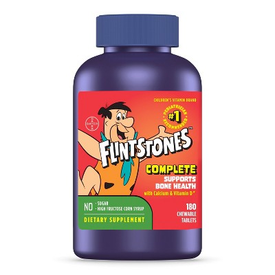 The Flintstones Complete Chewable Kids Vitamins - Fruit Flavors - 180ct