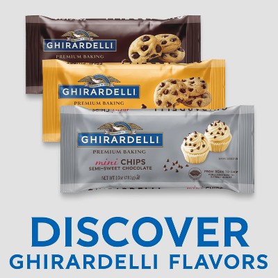 GHIRARDELLI Premium Baking Semi-Sweet Chocolate Mini Chips - 10oz