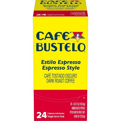 Cafe Bustelo Espresso Dark Roast Coffee Pods - Keurig K-Cup Pods