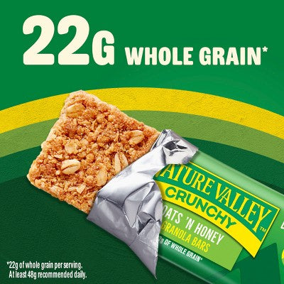 Nature Valley Crunchy Oats 'N Honey Granola Snack Bars - 8.94oz/12ct