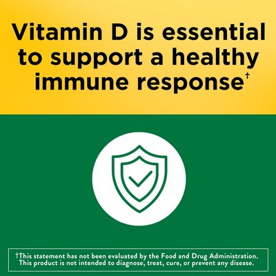 Nature Made Vitamin D3 1000 IU (25 mcg), Bone Health and Immune Support Softgel