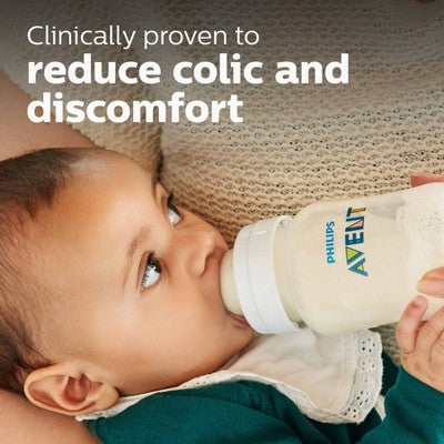 Philips Avent Anti-Colic Baby Bottle - Clear - 11oz/3pk