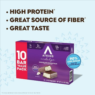 Atkins Endulge Chocolate Coconut Bars