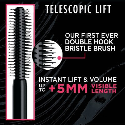 L'Oreal Paris Telescopic Lift Volumizing Mascara 36HR Wear - 0.33 fl oz