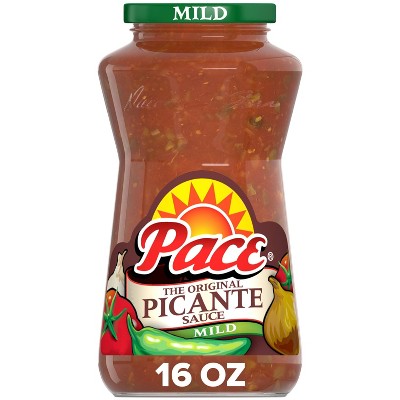 Pace Mild Picante Sauce 16oz: Gluten-Free, No Added Sugar, Vegan