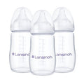 Lansinoh Anti-Colic Baby Bottles with Nipples - 3pk
