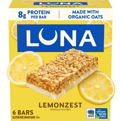 LUNA LemonZest Nutrition Bars
