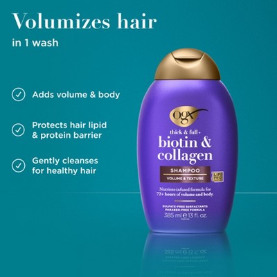 OGX Thick Full Biotin Collagen Salon Size Shampoo