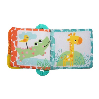 Bright Starts Teethe & Read Play Book: BPA-Free Baby Teether and Educational Toy for Gross Motor Skills & Early Learning