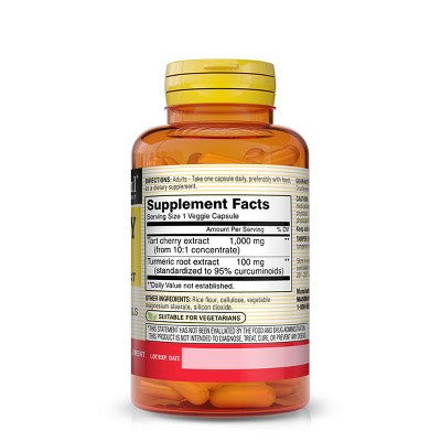 Mason Natural Tart Cherry with Turmeric Dietary Supplement Caplets - 60ct