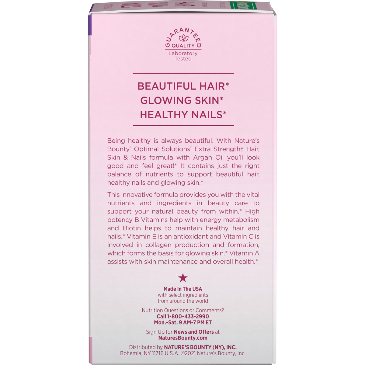 Nature's Bounty Extra Strength Hair Skin and Nails Softgels, 150 Stk.