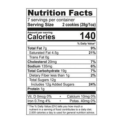 Tate's Bake Shop Gluten Free Chocolate Chip Cookies - 7oz