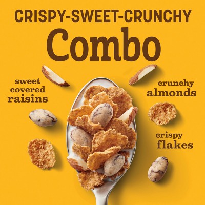 Raisin Nut Bran Breakfast Cereal 20.8oz - General Mills: No Artificial Sweeteners, Whole Grain