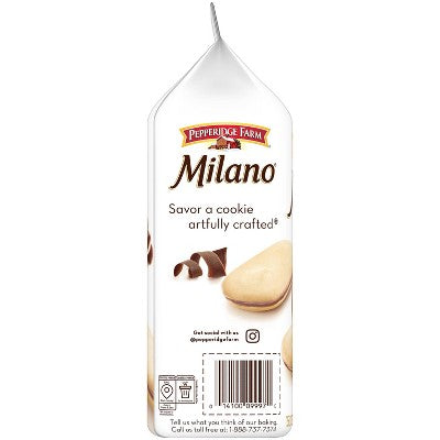 Pepperidge Farm Milano Milk Chocolate Cookies - 6oz/15ct: No Artificial Preservatives, No Artificial Colors, Easter Or Valentine's Day