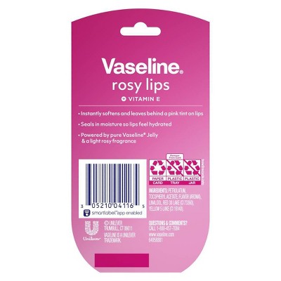 Vaseline Lip Therapy Fragrance free Rosy Lips Twin Pack - 2ct/0.5oz