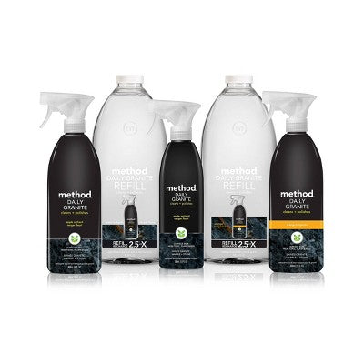 Method Apple Orchard Cleaning Products Daily Granite Spray Bottle - 28 fl oz: Paraben-Free, Liquid Cleaner