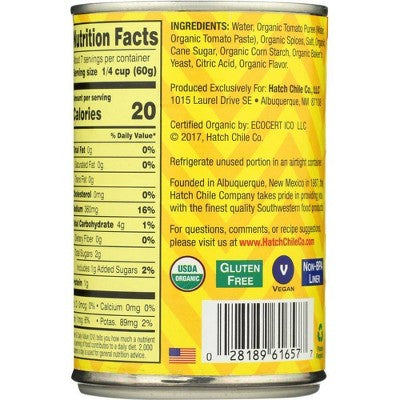 Hatch Gluten Free Mild Red Enchilada Sauce 15oz: Organic, Vegan