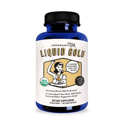 Legendairy Milk Liquid Gold Lactation Vegan Supplement Capsules