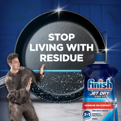 Finish Jet-Dry Rinse Aid Dishwasher Rinse & Drying Agent