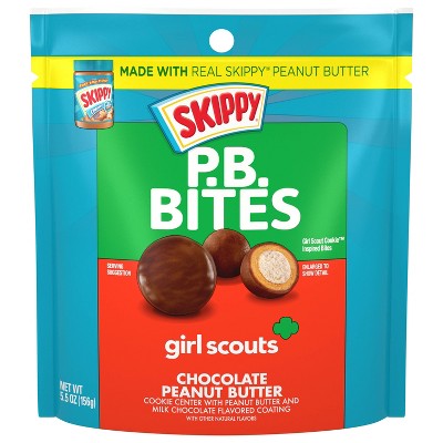 Skippy Bites Girl Scouts Chocolate Peanut Butter - 5.5oz: Creamy