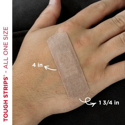 Band-Aid Tough Strips Heavy Duty Super Stick Adhesive Bandages - 60ct