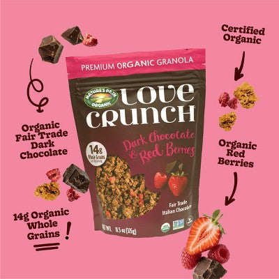 Nature's Path Love Crunch Dark Chocolate & Red Berries Granola - 26.4oz